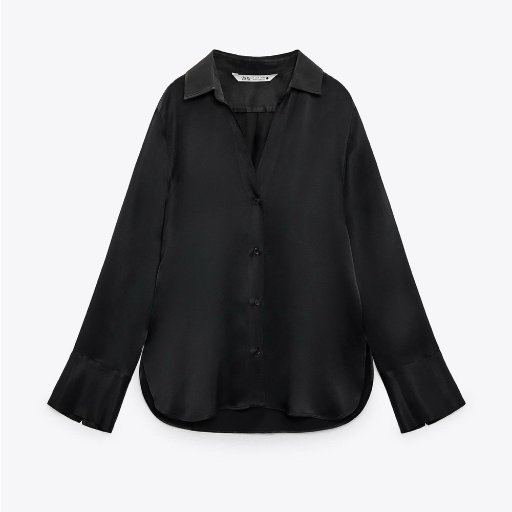 Zara Satin Effect Blouse